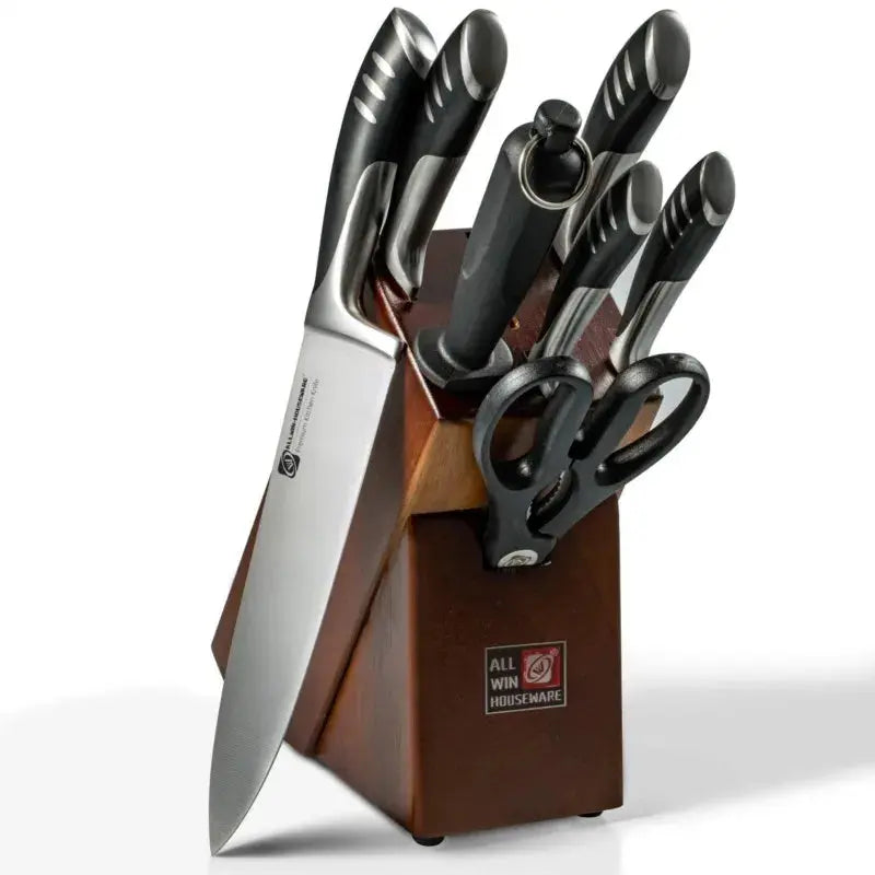 WÜSTHOF Clássico conjunto de facas de cozinha de aço inoxidável forjado com  precisão da Ikon, feito em alemão, torta, duas peças, faca de cozinha de 9  cm e faca de cozinha de